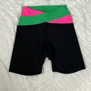 Beach riot cross front biker shorts size small